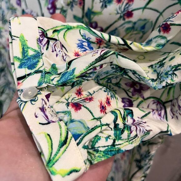 California gypsy floral shorts romper size large - Picture 4 of 15